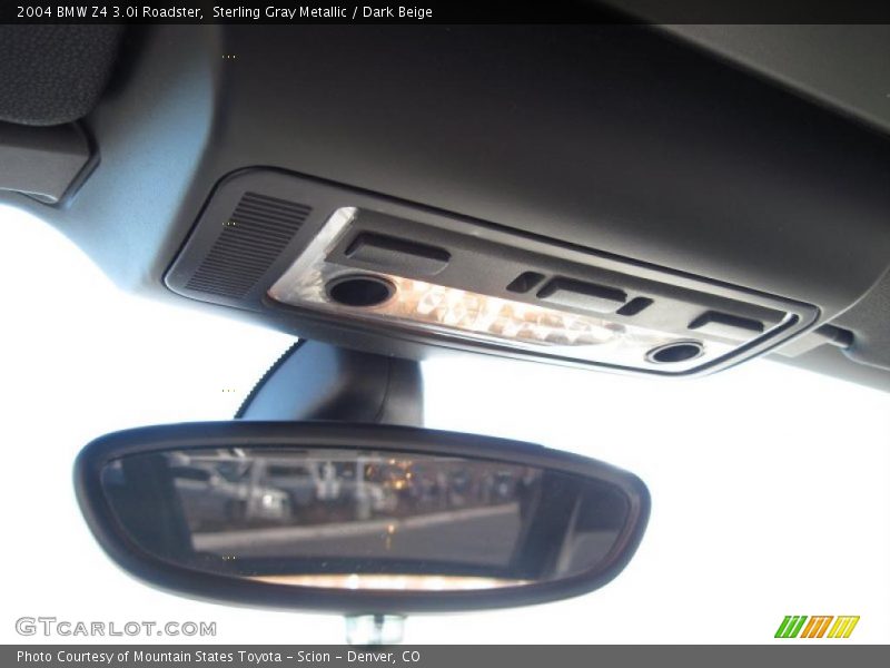 Sterling Gray Metallic / Dark Beige 2004 BMW Z4 3.0i Roadster