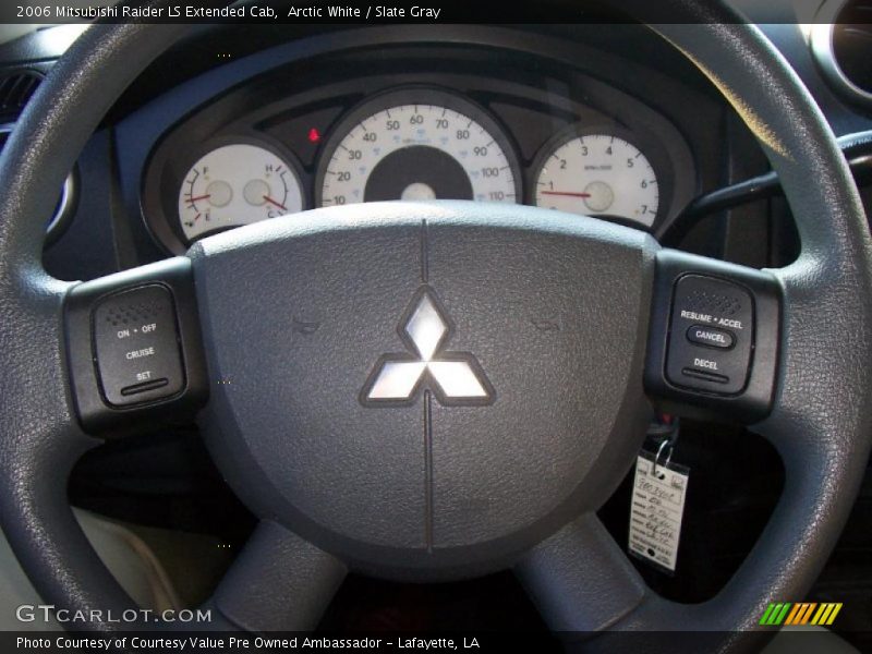 Arctic White / Slate Gray 2006 Mitsubishi Raider LS Extended Cab