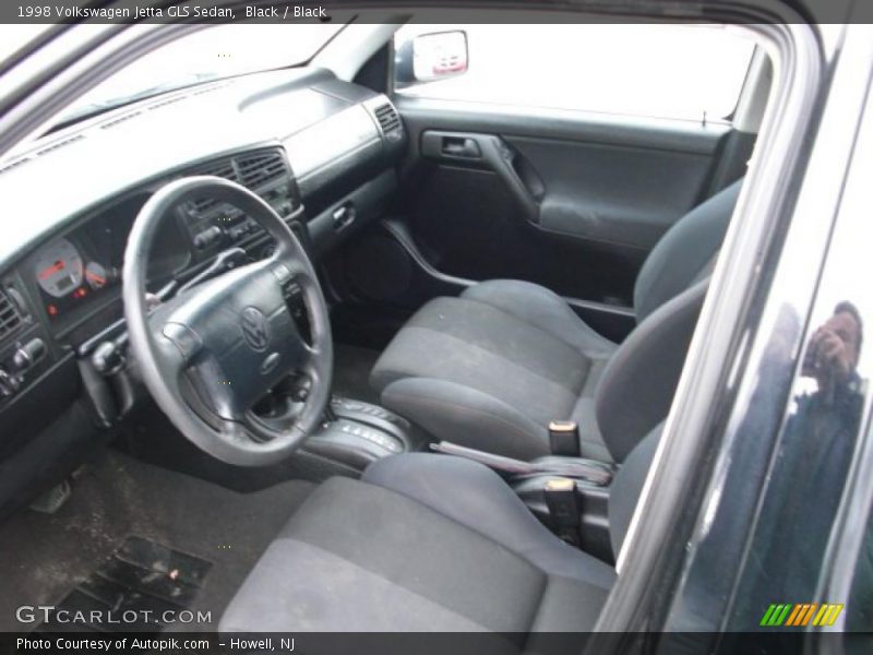 Black / Black 1998 Volkswagen Jetta GLS Sedan