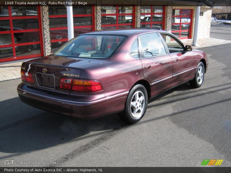 Ruby Red Pearl / Beige 1998 Toyota Avalon XLS