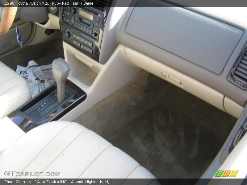 Ruby Red Pearl / Beige 1998 Toyota Avalon XLS