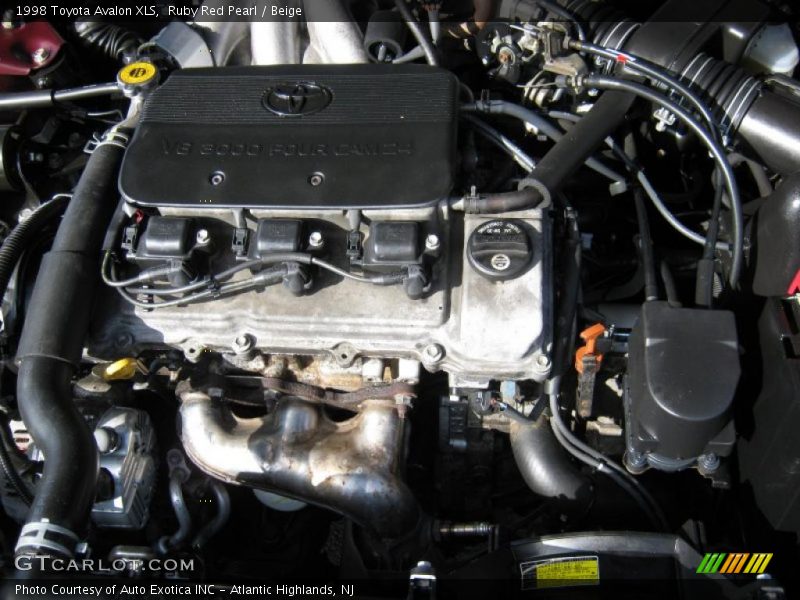 Ruby Red Pearl / Beige 1998 Toyota Avalon XLS