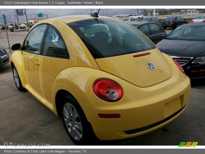 Sunflower Yellow / Black 2010 Volkswagen New Beetle 2.5 Coupe