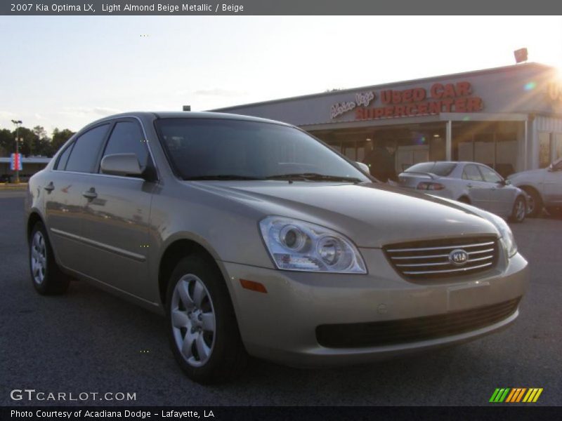 Light Almond Beige Metallic / Beige 2007 Kia Optima LX