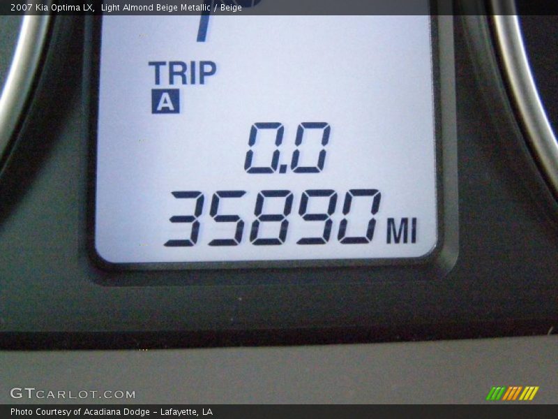 Light Almond Beige Metallic / Beige 2007 Kia Optima LX