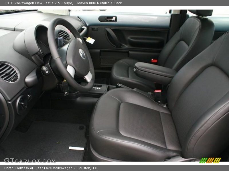 Heaven Blue Metallic / Black 2010 Volkswagen New Beetle 2.5 Coupe
