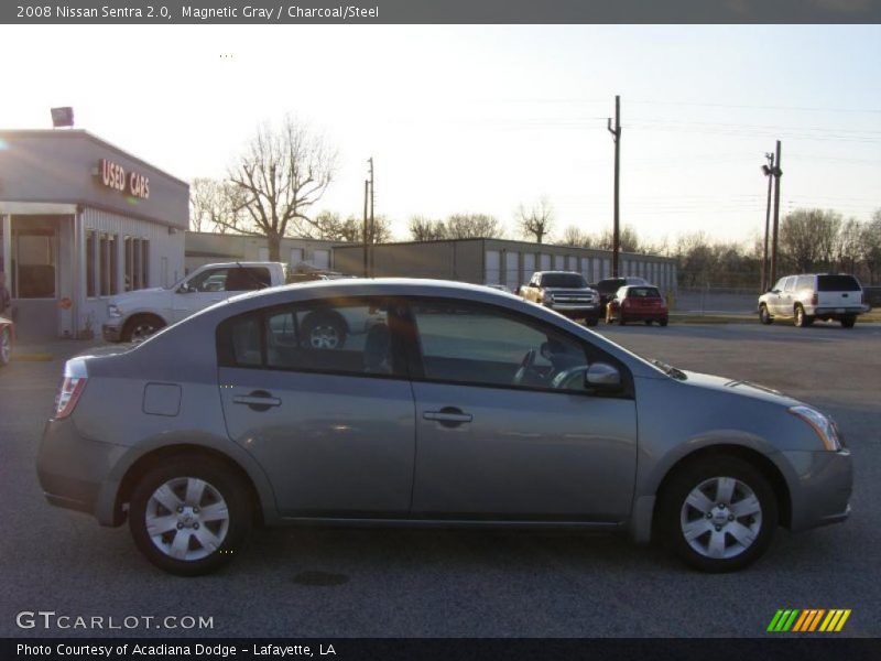 Magnetic Gray / Charcoal/Steel 2008 Nissan Sentra 2.0