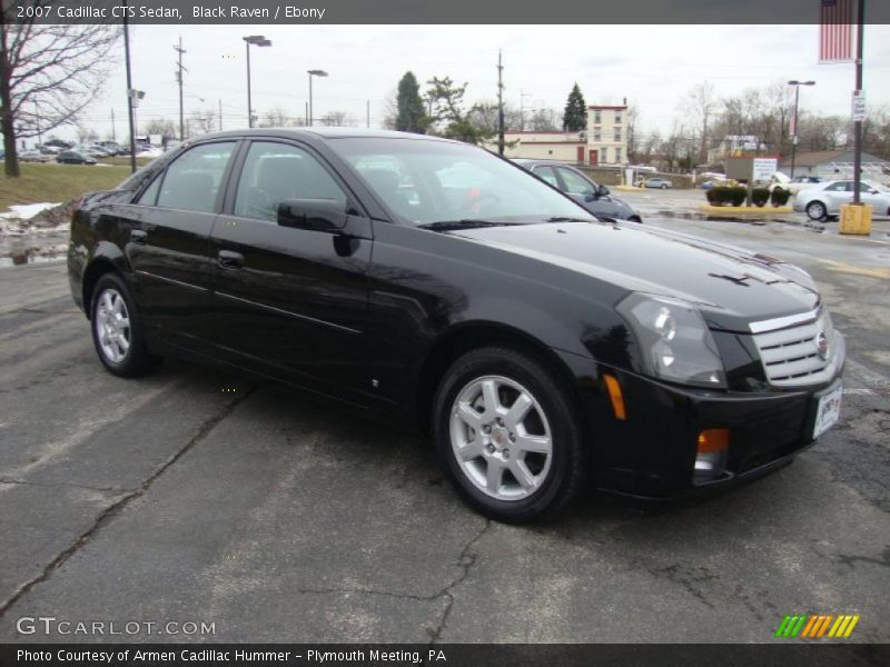 Black Raven / Ebony 2007 Cadillac CTS Sedan