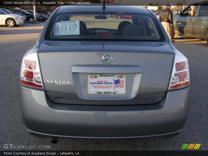 Magnetic Gray / Charcoal/Steel 2008 Nissan Sentra 2.0