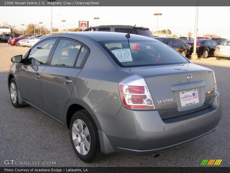 Magnetic Gray / Charcoal/Steel 2008 Nissan Sentra 2.0