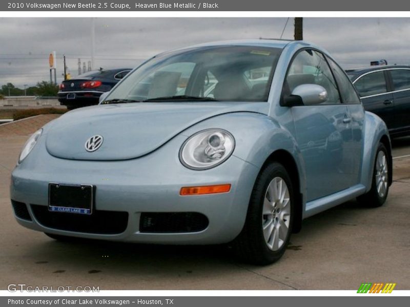 Heaven Blue Metallic / Black 2010 Volkswagen New Beetle 2.5 Coupe