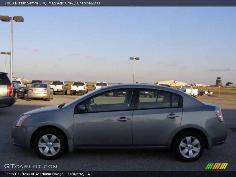 Magnetic Gray / Charcoal/Steel 2008 Nissan Sentra 2.0