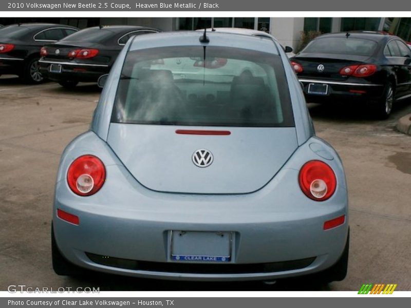 Heaven Blue Metallic / Black 2010 Volkswagen New Beetle 2.5 Coupe