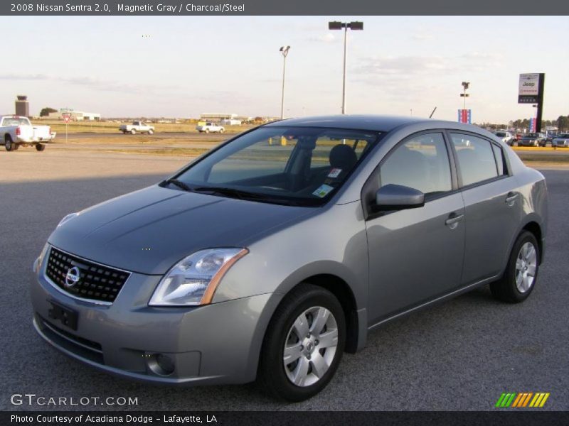 Magnetic Gray / Charcoal/Steel 2008 Nissan Sentra 2.0