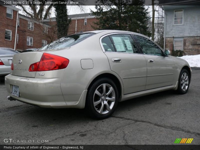 Serengeti Sand / Wheat 2005 Infiniti G 35 x Sedan