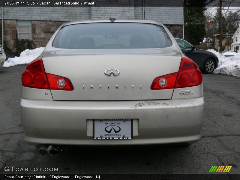 Serengeti Sand / Wheat 2005 Infiniti G 35 x Sedan