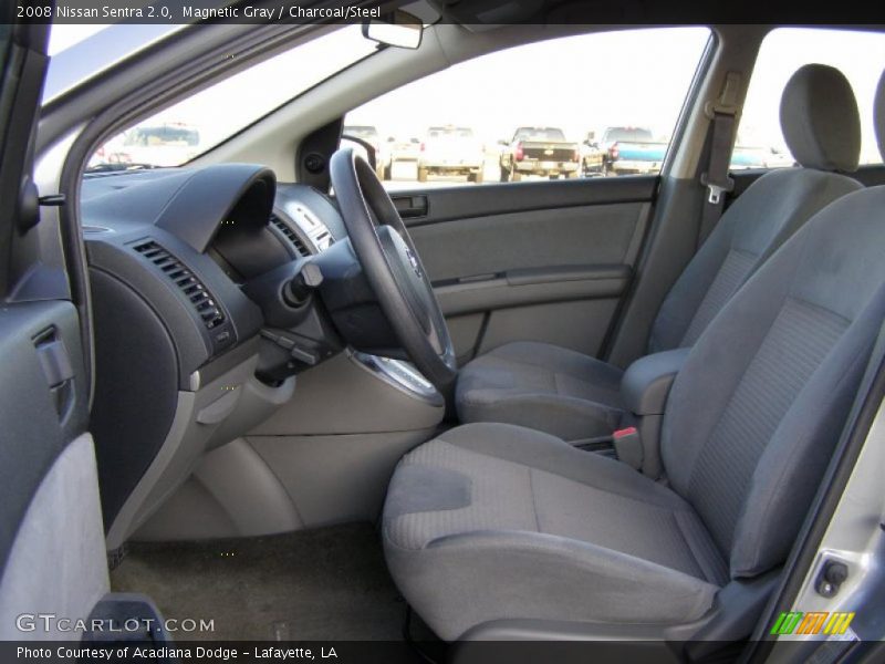 Magnetic Gray / Charcoal/Steel 2008 Nissan Sentra 2.0