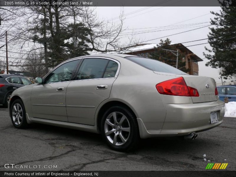 Serengeti Sand / Wheat 2005 Infiniti G 35 x Sedan