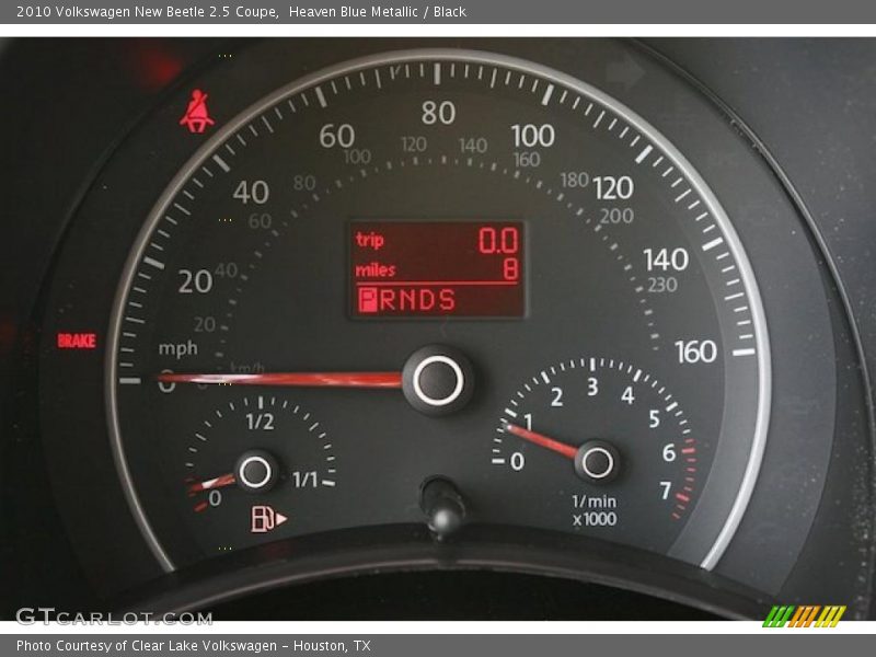 Heaven Blue Metallic / Black 2010 Volkswagen New Beetle 2.5 Coupe