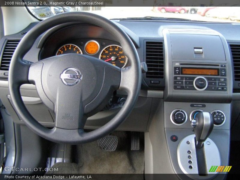 Magnetic Gray / Charcoal/Steel 2008 Nissan Sentra 2.0