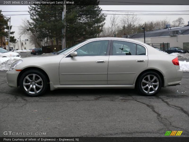 Serengeti Sand / Wheat 2005 Infiniti G 35 x Sedan