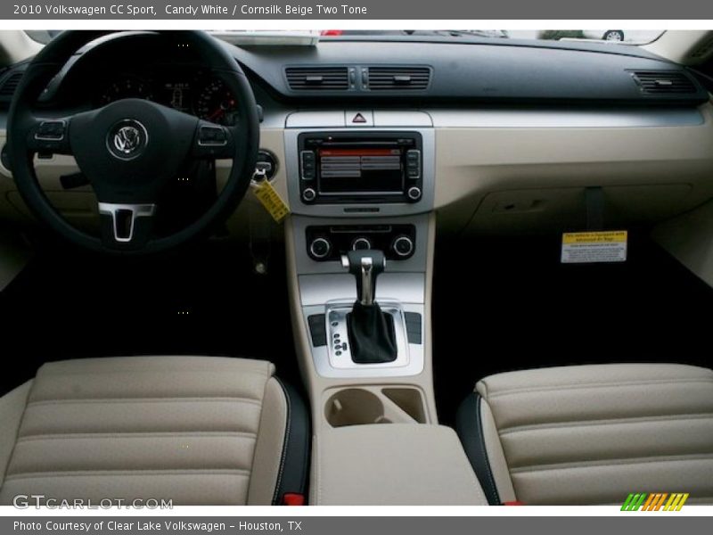 Candy White / Cornsilk Beige Two Tone 2010 Volkswagen CC Sport