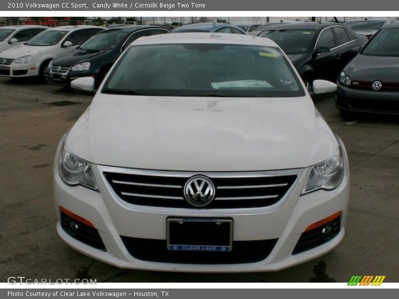 Candy White / Cornsilk Beige Two Tone 2010 Volkswagen CC Sport