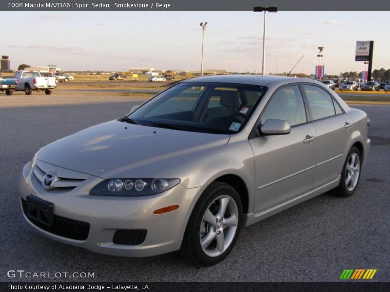 Smokestone / Beige 2008 Mazda MAZDA6 i Sport Sedan