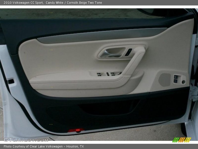 Candy White / Cornsilk Beige Two Tone 2010 Volkswagen CC Sport