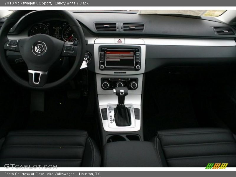 Candy White / Black 2010 Volkswagen CC Sport