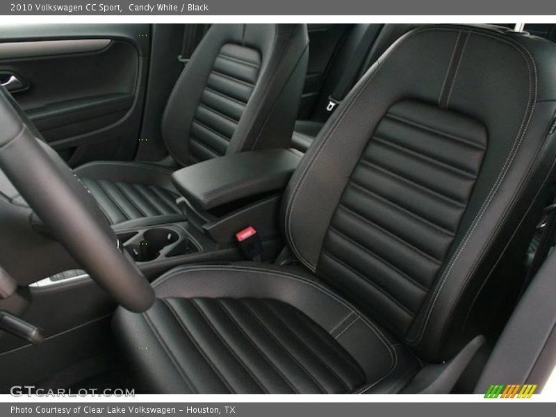 Candy White / Black 2010 Volkswagen CC Sport