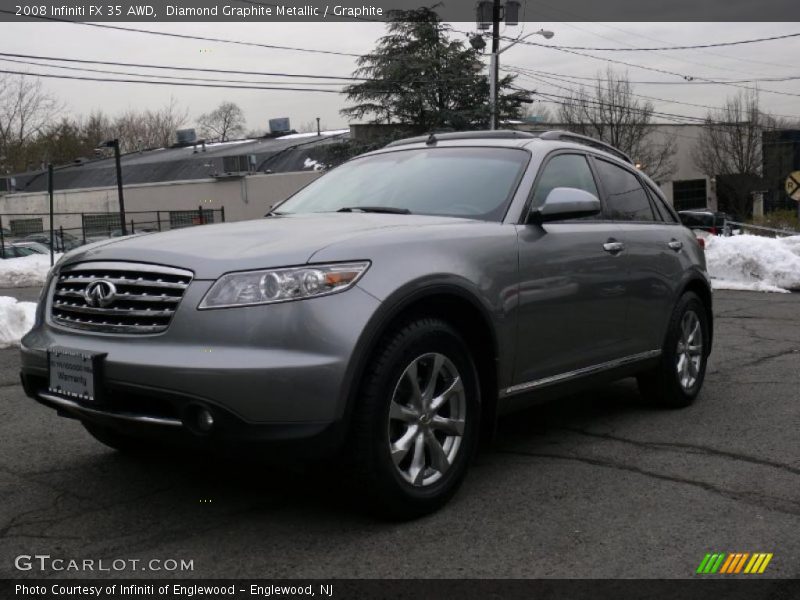 Diamond Graphite Metallic / Graphite 2008 Infiniti FX 35 AWD