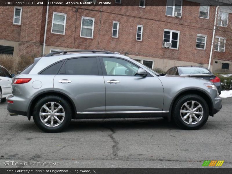 Diamond Graphite Metallic / Graphite 2008 Infiniti FX 35 AWD