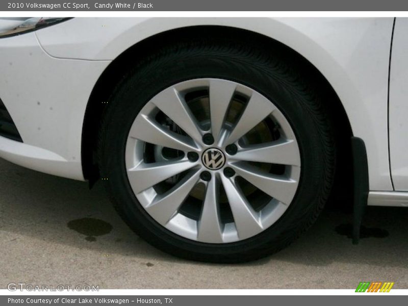 Candy White / Black 2010 Volkswagen CC Sport