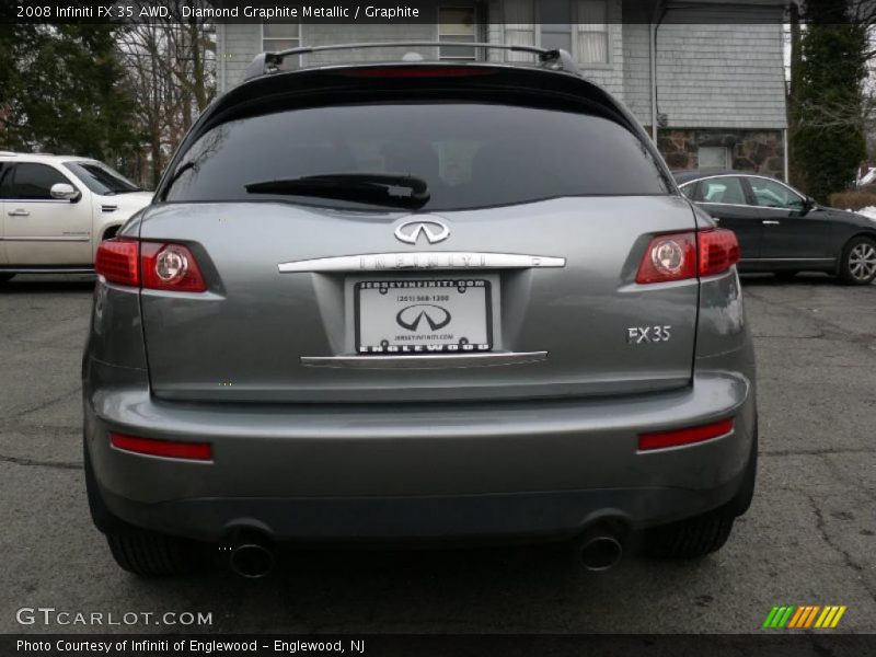 Diamond Graphite Metallic / Graphite 2008 Infiniti FX 35 AWD
