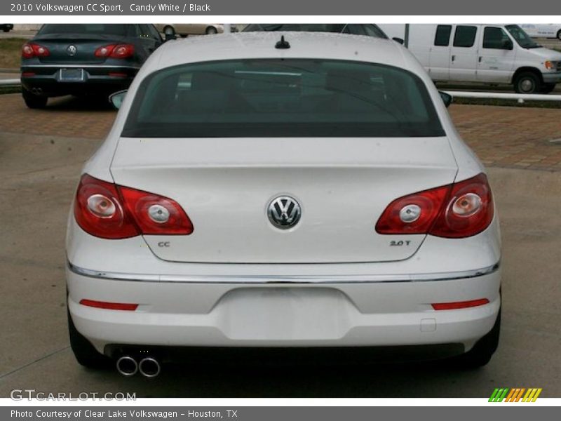 Candy White / Black 2010 Volkswagen CC Sport
