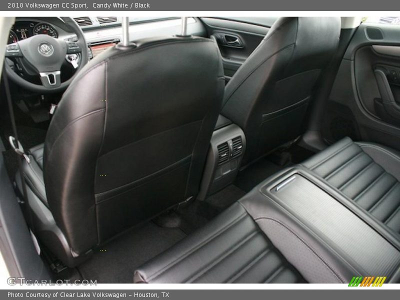 Candy White / Black 2010 Volkswagen CC Sport