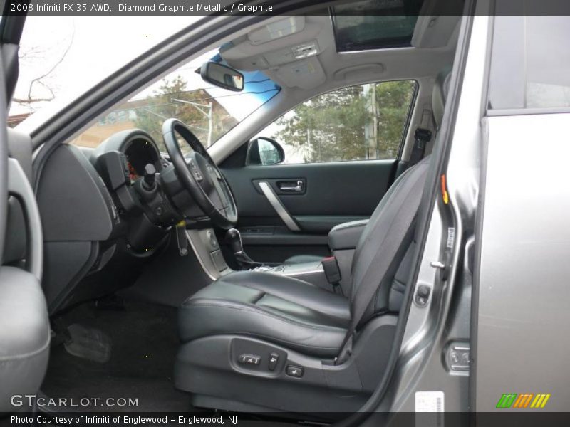 Diamond Graphite Metallic / Graphite 2008 Infiniti FX 35 AWD