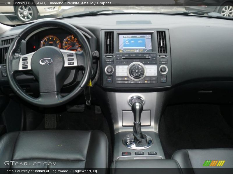Diamond Graphite Metallic / Graphite 2008 Infiniti FX 35 AWD