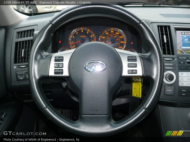 Diamond Graphite Metallic / Graphite 2008 Infiniti FX 35 AWD