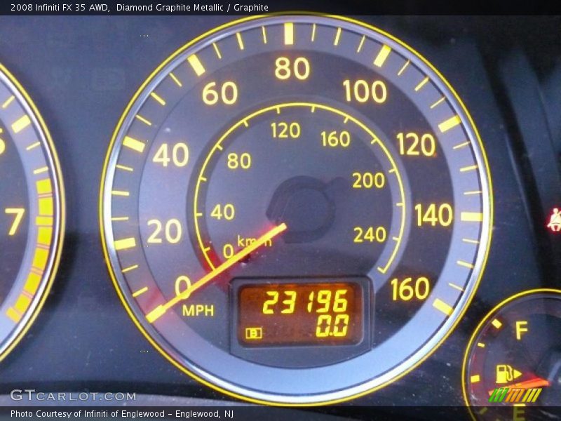 Diamond Graphite Metallic / Graphite 2008 Infiniti FX 35 AWD