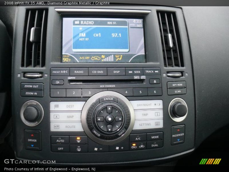 Diamond Graphite Metallic / Graphite 2008 Infiniti FX 35 AWD