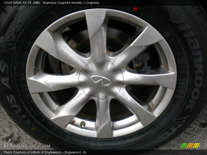 Diamond Graphite Metallic / Graphite 2008 Infiniti FX 35 AWD