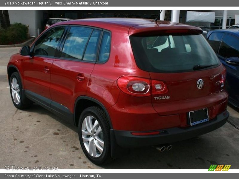 Wild Cherry Metallic / Charcoal 2010 Volkswagen Tiguan S