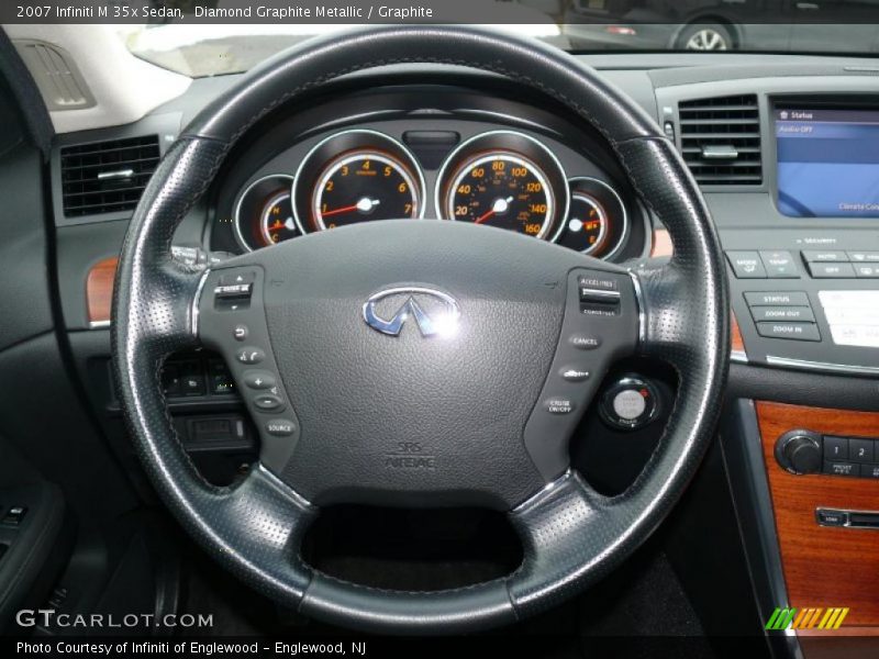 Diamond Graphite Metallic / Graphite 2007 Infiniti M 35x Sedan