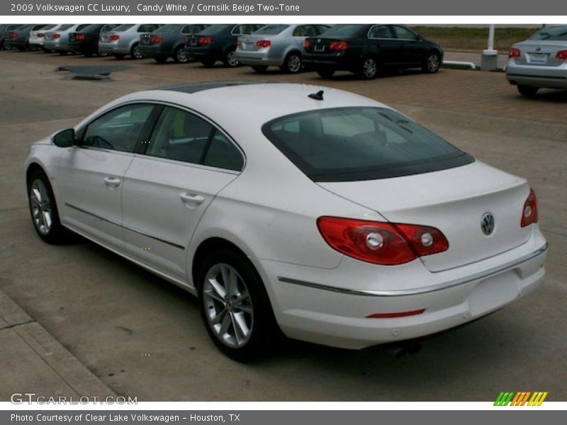 Candy White / Cornsilk Beige Two-Tone 2009 Volkswagen CC Luxury