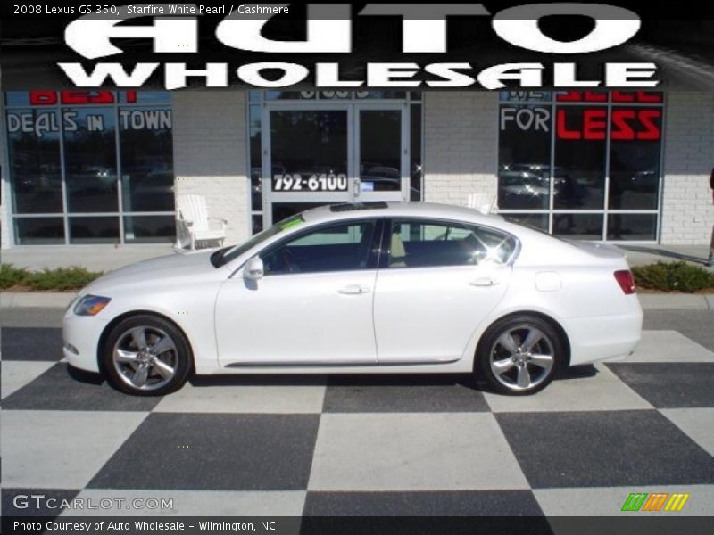 Starfire White Pearl / Cashmere 2008 Lexus GS 350