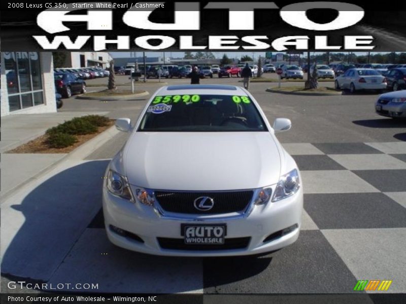Starfire White Pearl / Cashmere 2008 Lexus GS 350