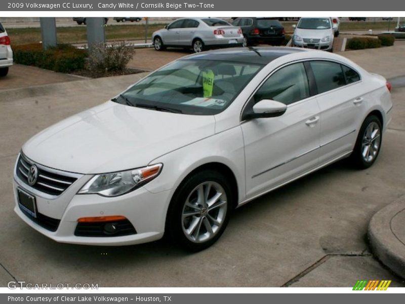 Candy White / Cornsilk Beige Two-Tone 2009 Volkswagen CC Luxury