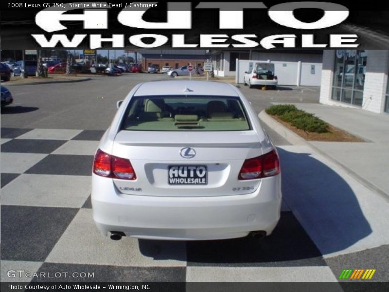 Starfire White Pearl / Cashmere 2008 Lexus GS 350